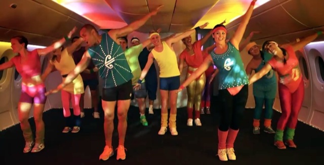 Video Air New Zealand Disco Fitness
