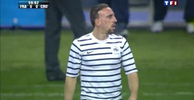 Video Franck Ribery en mariniere