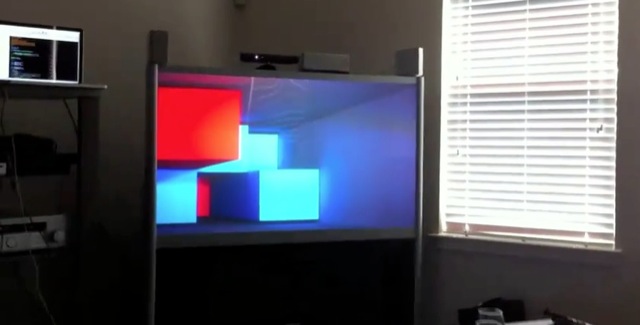 Video Kinect Head Tracking 3D