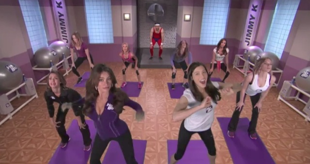 Video actrices fitness Jimmy Kimmel