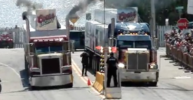 Courses camions americains au Quebec