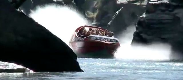 Video Shotover Jet sport extreme sur riviere