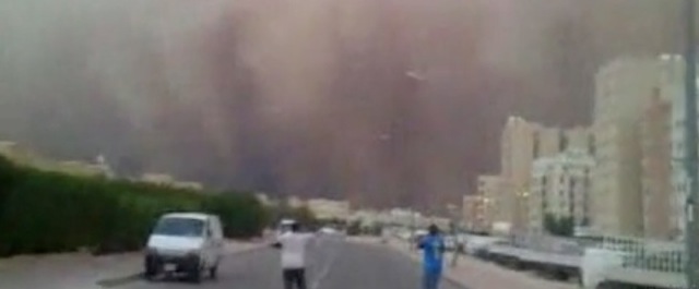 Video tempete sable Koweit 2011