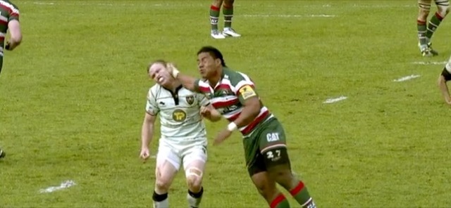 Video coup de poing violent au rugby