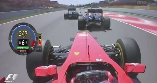 Video depart Alonso GP Espagne
