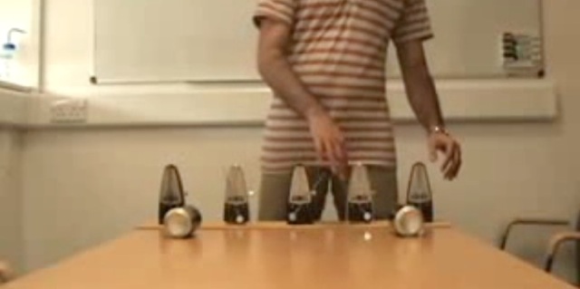 Video synchronisation metronomes