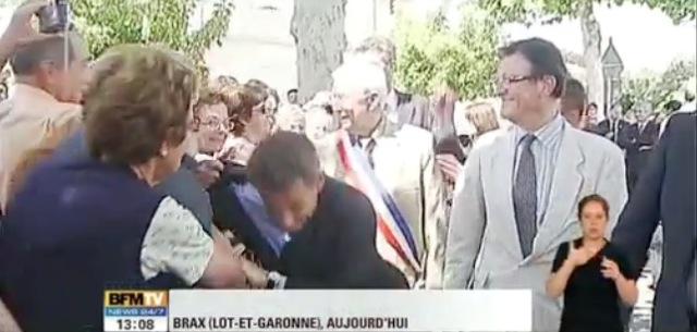 Video agression Sarkozy Brax