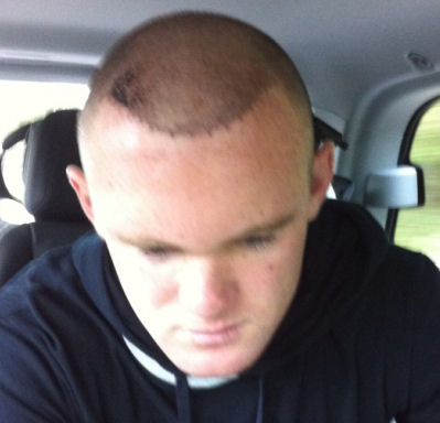 Wayne Rooney nouvelle coupe cheveux