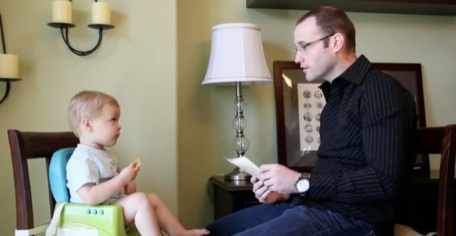 Video interview de son bebe de un an