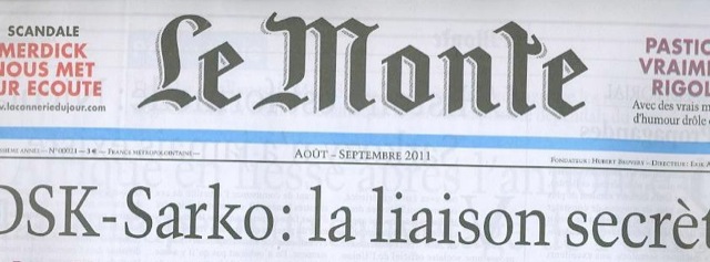 Le Monte DSK Sarko Liaison secrete