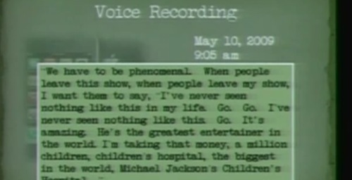 Video Enregistrement Audio Michael Jackson