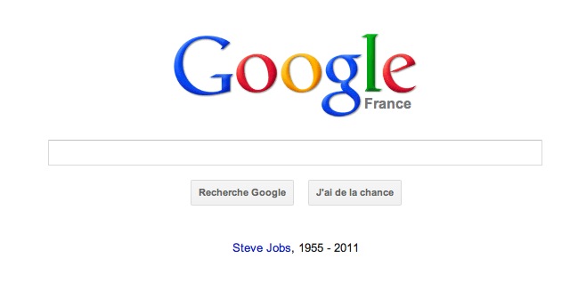 Hommage Google Steve Jobs