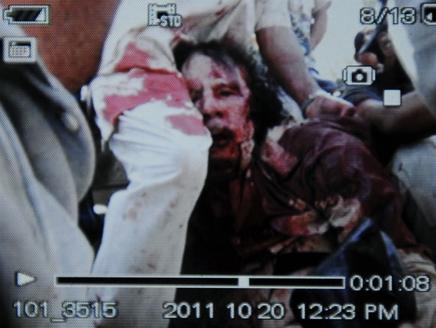 Kadhafi mort photo