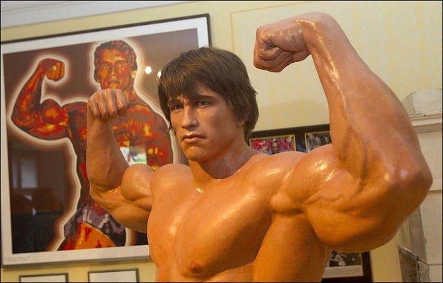 Musee Schwarzenegger statue