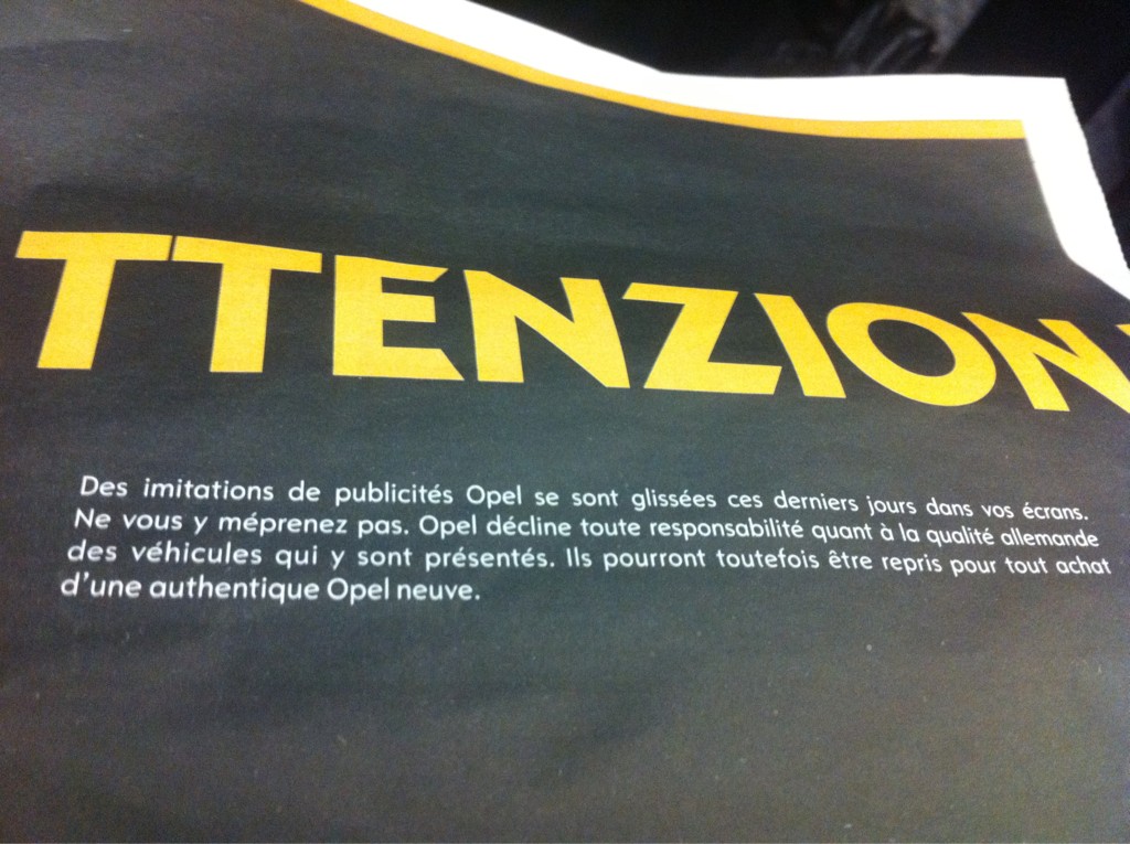 Replique Opel - Renault
