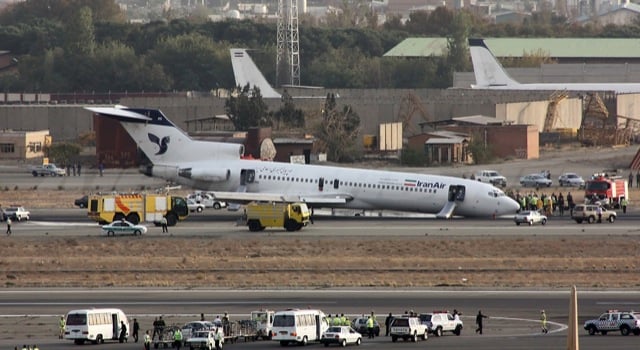 Video Crash avion Iran Air Teheran 19 octobre 2011