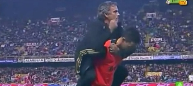 Video Jose Mourinho Celeebration Callejon