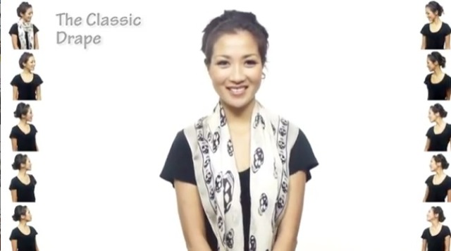 Video comment mettre un foulard
