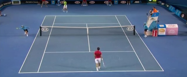 Video ramasseur de balles Roger Federer