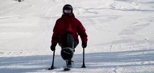Video Backflip Sit Ski