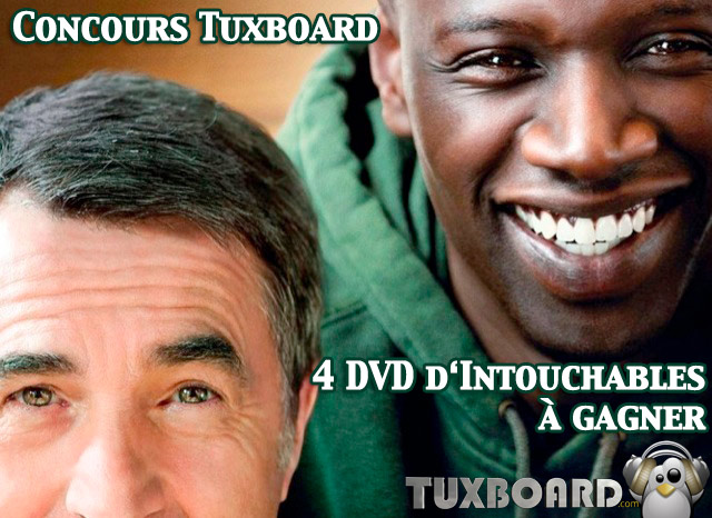 Intouchable DVD a gagner sur Tuxboard