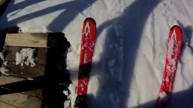 Video premier saut a ski fille