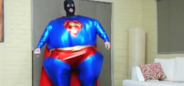 Costume Superman gonflable