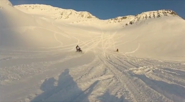 Video avalanche Norvege