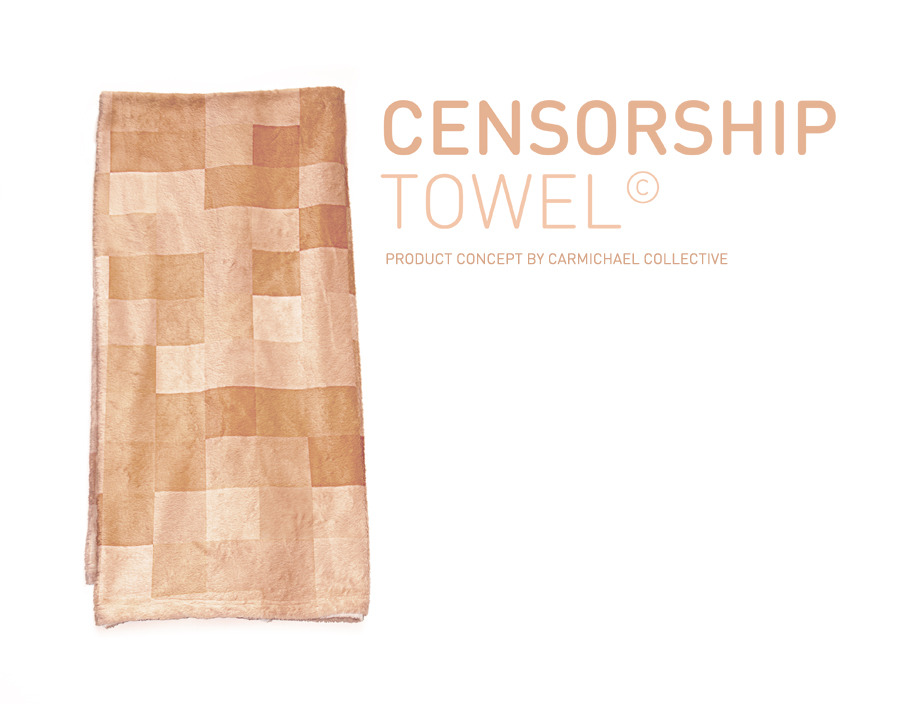 Censorship Towel homme femme