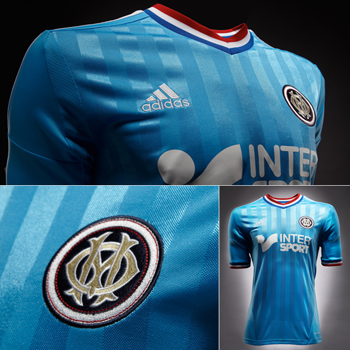 Maillot triptyque om away 2013
