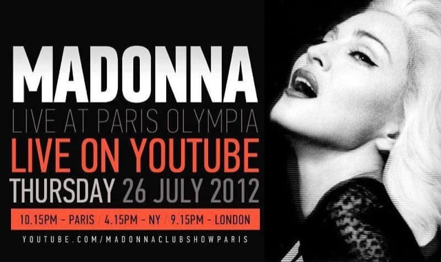 Madonna Concert Olympia