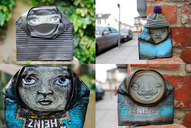 Street Art boites de conserve
