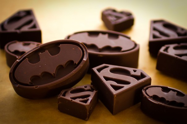 Chocolats Superman Batman
