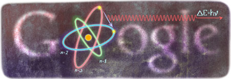 Doodle Niels Bohr