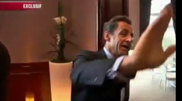 video Nicolas Sarkozy appel barack obama et Barak