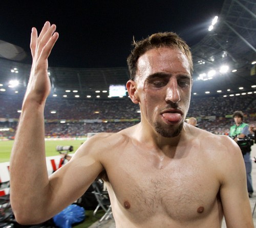 Franck Ribery personnalite Tete a claque