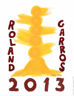 affiche Roland Garros 2013 Nash