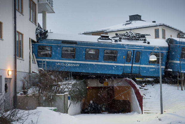 Accident train Suede