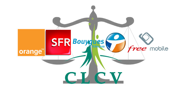 CLCV Justice Orange SFR Bouygues Free Virgin Mobile La Poste Mobile Numericable