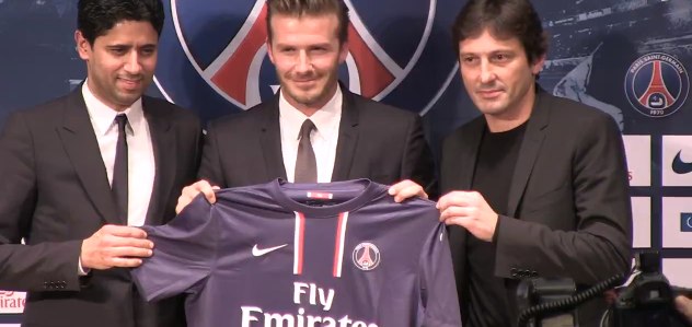 David Beckham maillot Paris Saint Germain