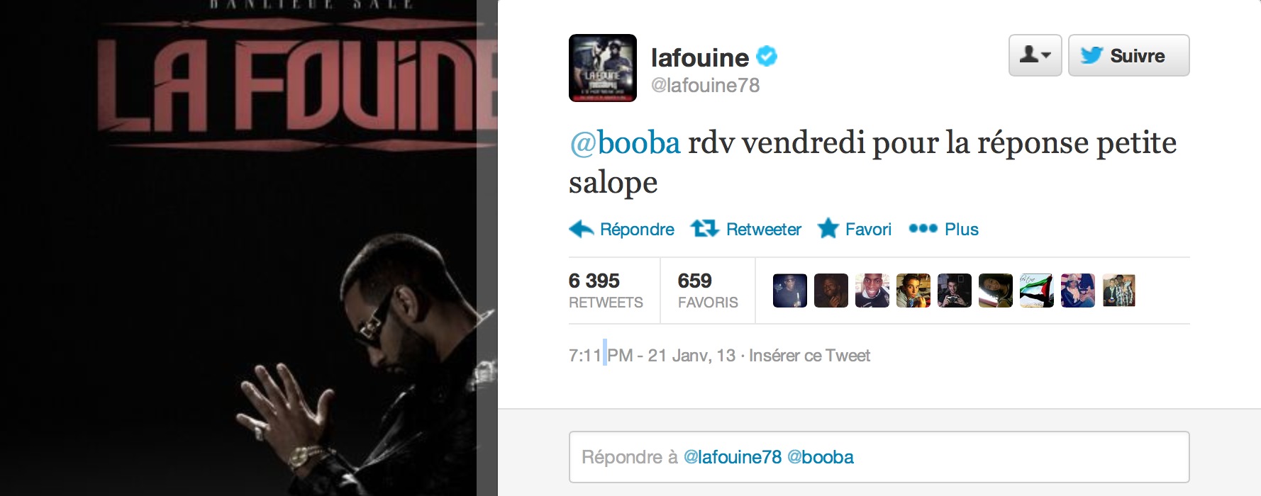 La Fouine clash Booba inter Milan