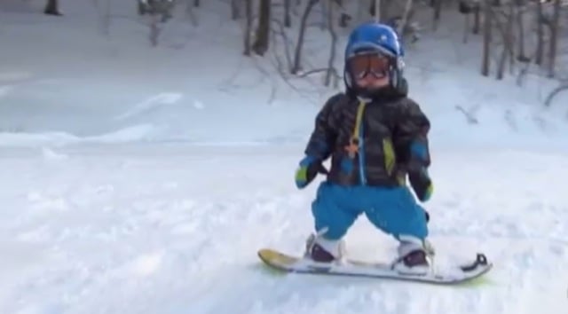 Nevek Plus jeune snowboardeur du monde