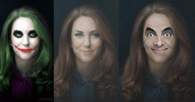 les parodies du portrait Kate Middleton