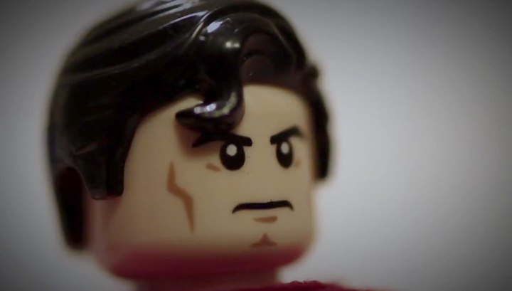 video Lego stop motion Animation Man Of Steel Trailer