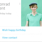 google now amis anniversaire