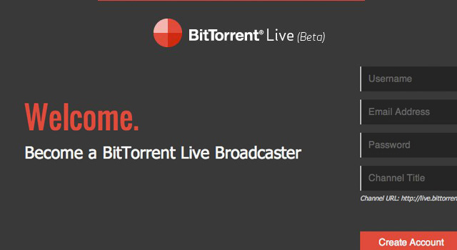 Bittorrent Live version Beta