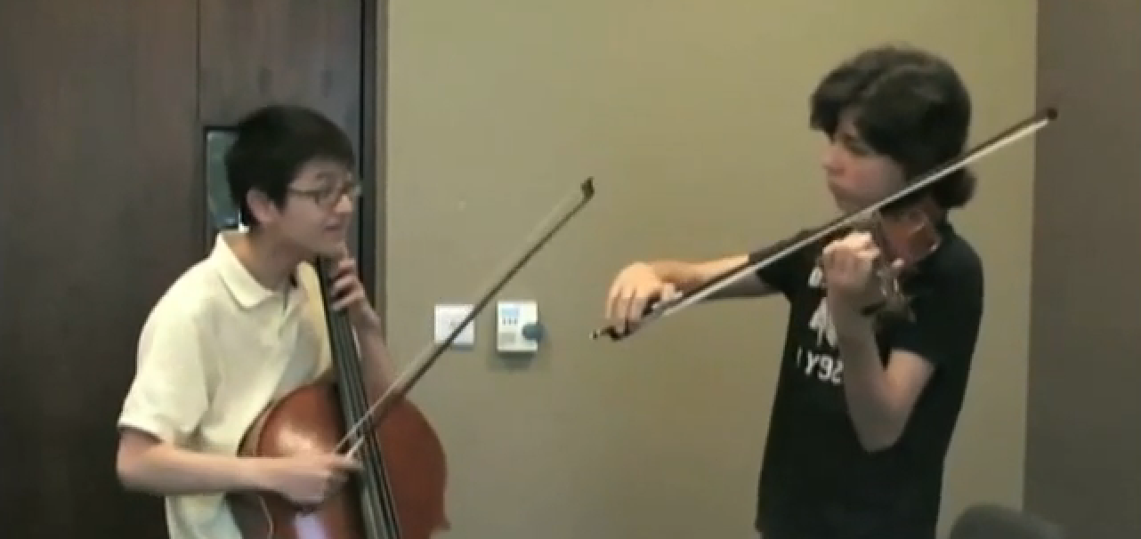 Video The Beatles au violon violoncelle