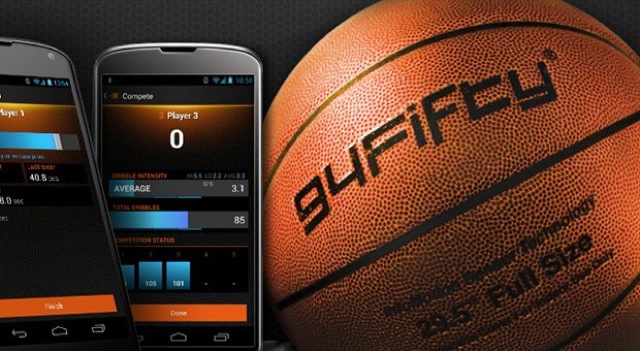 ballon analyse jeu 94Fifty angle de tir drille vitesse sensor basketball