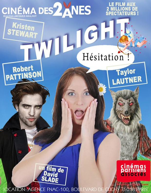 twilight  affiche de film en theatre