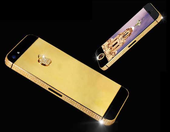 Black Diamond iPhone 5 or diamants